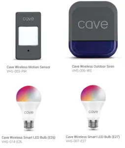 veho VHS 011 HDC Cave HD Wireless IP Camera -accessories