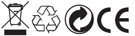recycle, disposal, ce icon