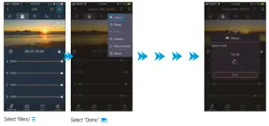 Blue Marine ZP4000-590M Lancia LED Light - Demo mode