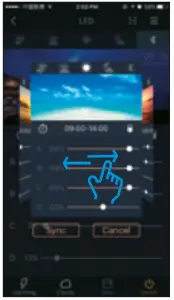 Blue Marine ZP4000-590M Lancia LED Light - Load settings from a QR code from your photo album on your mobile phone 5