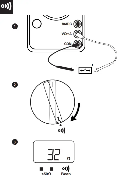 MASTECH M832 Digital Multimeter - fig 7