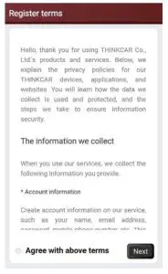THINKCAR THANKTOOL X5 Remote Diagnose Equipment - terms