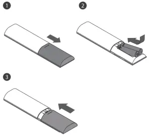 bomaker Njord II 2.1 Channel Soundbar Battery installation