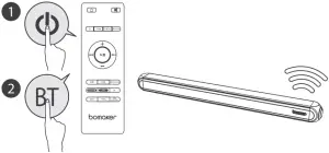 bomaker Njord II 2.1 Channel Soundbar Connect to Bluetooth Device 1