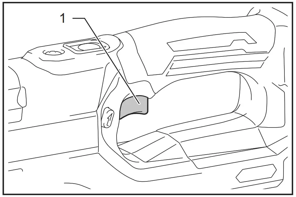 makita DA001G Cordless Angle Drill - Switch action