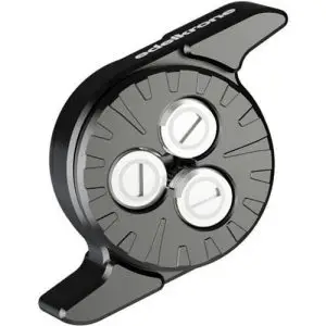 a close up of a clock