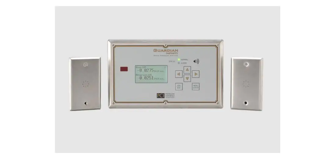 Paragon Controls Spm-1000-iom Guardian Space Pressure Monitor Instruction Manual