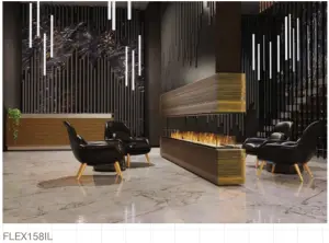 a chair sitting in front of a building