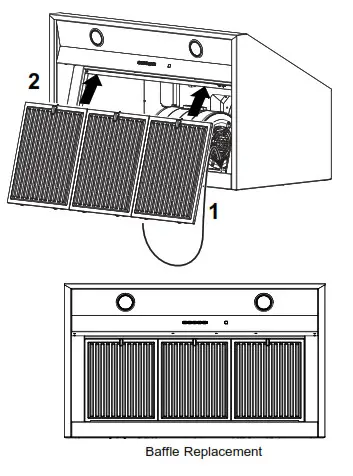 CAFE CVW9304 Vented Range Hoods- Baffle Grease