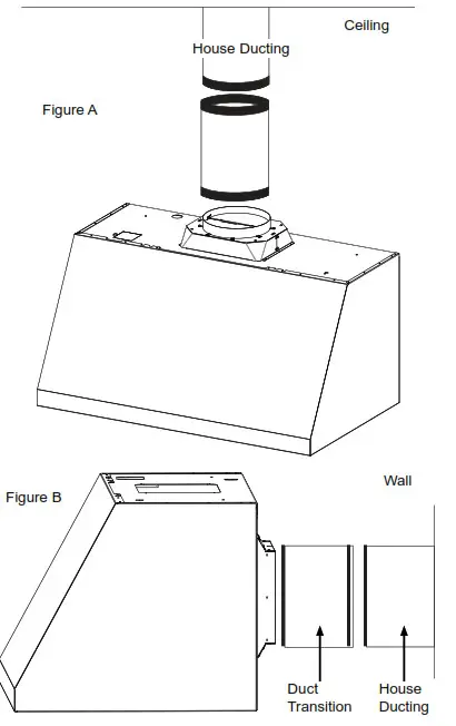 CAFE CVW9304 Vented Range Hoods- CONNECT DUCTWORK