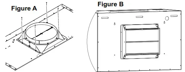 CAFE CVW9304 Vented Range Hoods-Top Damper
