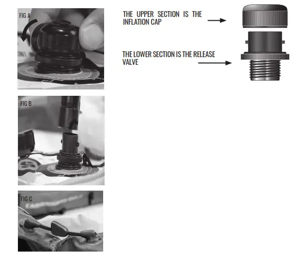 CABRINHA 01 Mantis Crossover Fall Wing- DEFLATION VALVE