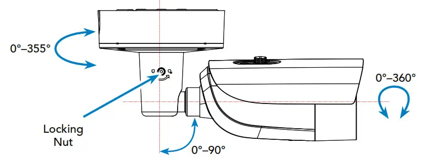 LUMA 710 Series Bullet IP Surveillance Camera- Adjust
