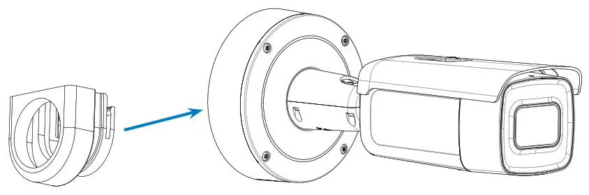 LUMA 710 Series Bullet IP Surveillance Camera- Mounted Cable