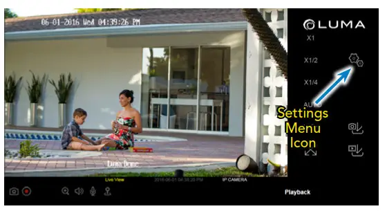 LUMA 710 Series Bullet IP Surveillance Camera- Web Interface