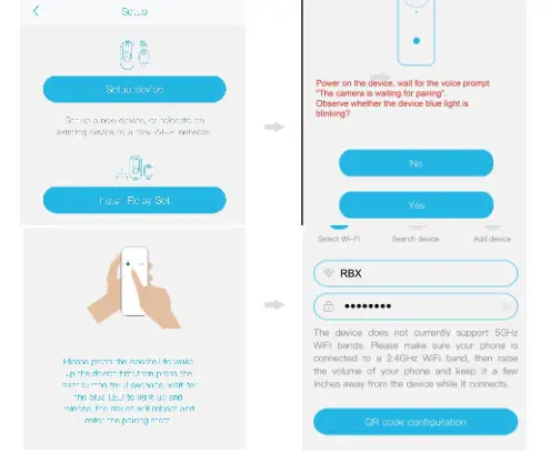 SUNSKY S22 WiFi Intelligent Solar Energy Alert PTZ Camera- Connection 3