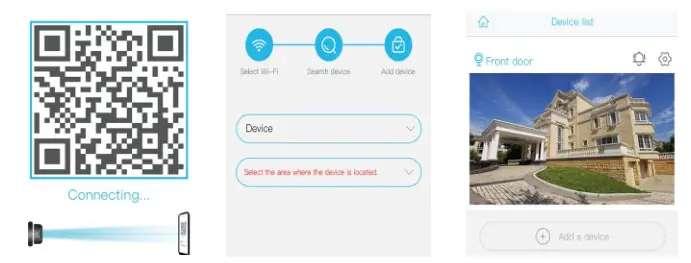 SUNSKY S22 WiFi Intelligent Solar Energy Alert PTZ Camera- Connection 4