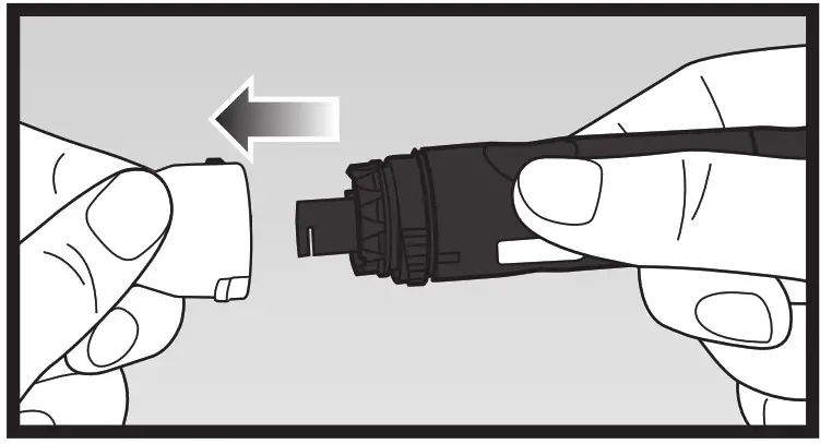 ReliOn A6E0C632 Blood Glucose Monitoring - Preparing the Lancing Device 2