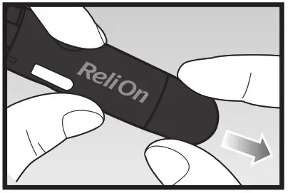 ReliOn A6E0C632 Blood Glucose Monitoring - Preparing the Lancing Device 7