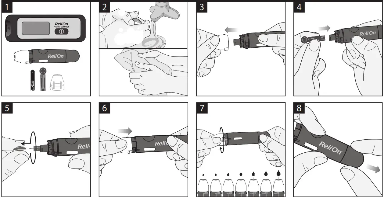 ReliOn A6E0C632 Blood Glucose Monitoring - Reference Guide 1