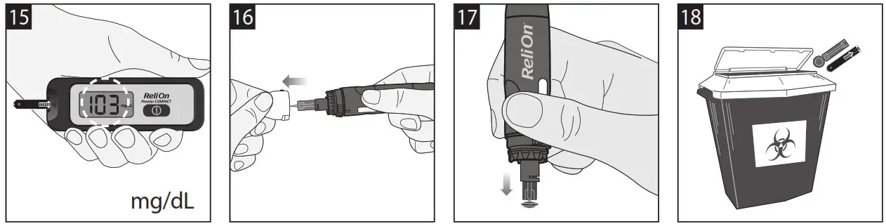 ReliOn A6E0C632 Blood Glucose Monitoring - Reference Guide 3