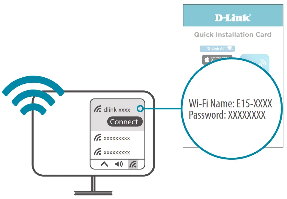 D Link E15 Wi Fi 6 Extender - computer