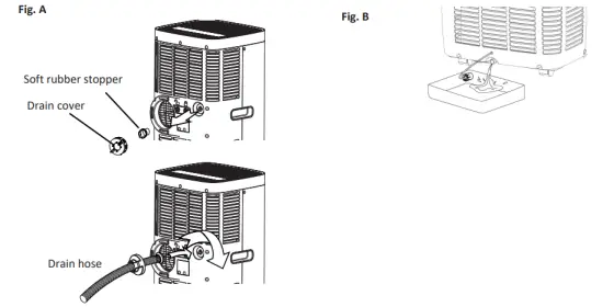 Whynter ARC 115WG Compact Size 11 000 BTU Portable Air Conditioner - FIG a b