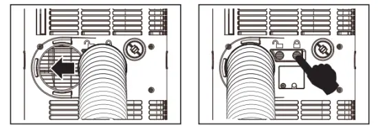 Whynter ARC 115WG Compact Size 11 000 BTU Portable Air Conditioner - WINDOW KIT INSTALLATION