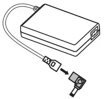 LOGIK LNPHP15 HP Laptop Power Adaptor - DC cable connector