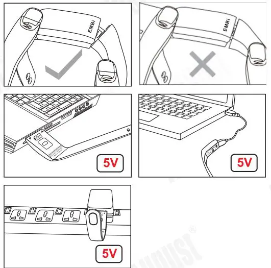 AUDAR Smart Healthcare Wristband - Charging