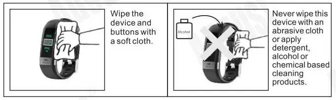 AUDAR Smart Healthcare Wristband - Maintenance