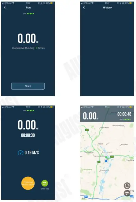 AUDAR Smart Healthcare Wristband - Run