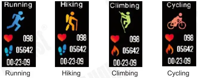 AUDAR Smart Healthcare Wristband - Running, Hiking, Climbing, Cycling