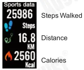 AUDAR Smart Healthcare Wristband - Steps, Distance and Calories
