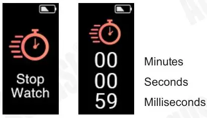 AUDAR Smart Healthcare Wristband - Stopwatch