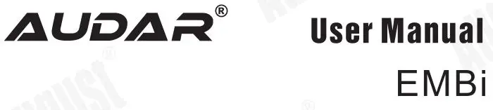 AUDAR Smart Healthcare Wristband User Manual