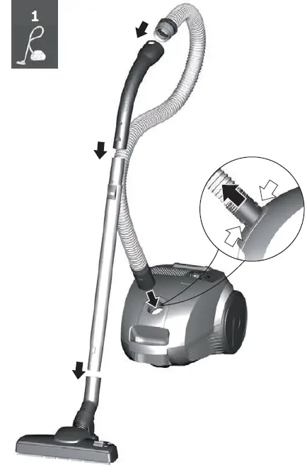 BOSCH BZGL2 Bagged Vacuum Cleaner 1