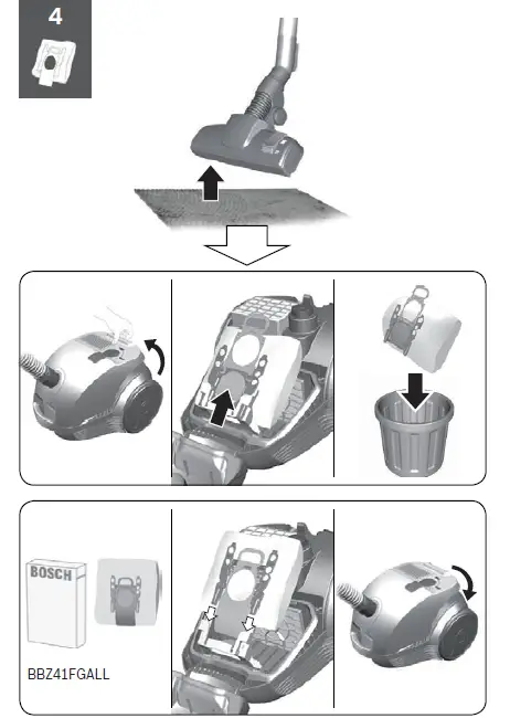 BOSCH BZGL2 Bagged Vacuum Cleaner 5