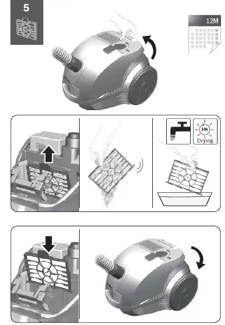 BOSCH BZGL2 Bagged Vacuum Cleaner 6