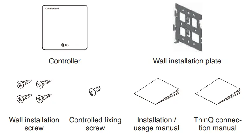 LG PWFMDD200 Cloud Gateway Controller - Product composition
