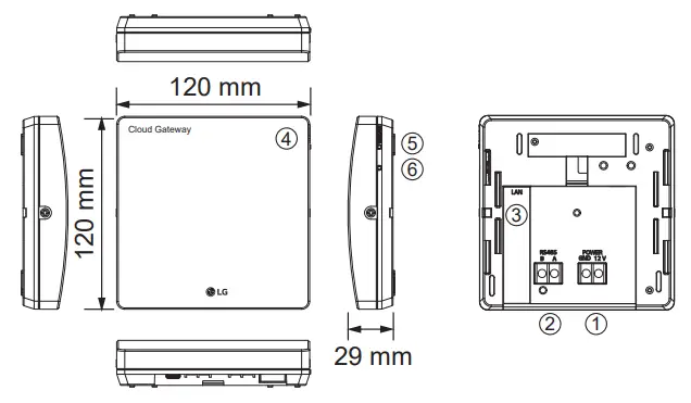 LG PWFMDD200 Cloud Gateway Controller - specifications