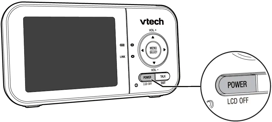 vtech VM819-2 Video Baby Monitor