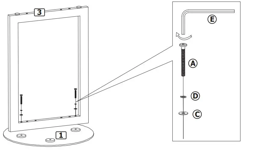 Orion Side Table Instructions - ORION SIDE TABLE Assembly Instructions Step 1