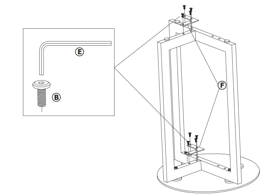 Orion Side Table Instructions - ORION SIDE TABLE Assembly Instructions Step 3