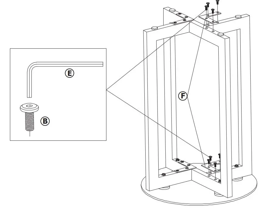 Orion Side Table Instructions - ORION SIDE TABLE Assembly Instructions Step 5