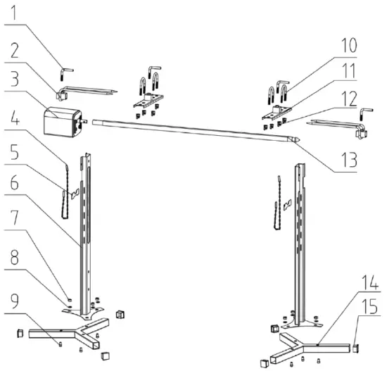KLARSTEIN 10035372 Sauenland Survivor Suckling Pig BBQ Grill 1