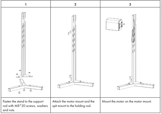 KLARSTEIN 10035372 Sauenland Survivor Suckling Pig BBQ Grill 2