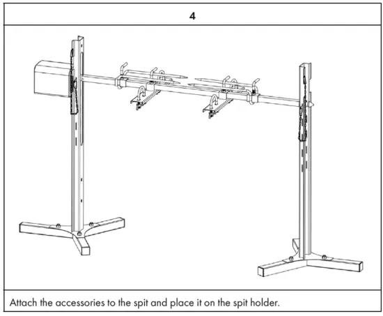 KLARSTEIN 10035372 Sauenland Survivor Suckling Pig BBQ Grill 3
