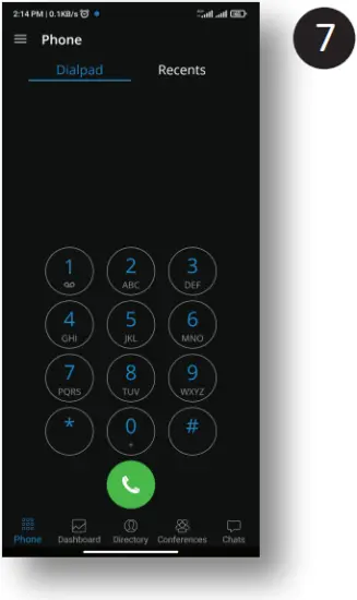 IPVOICE Mobile app - Fig. 7