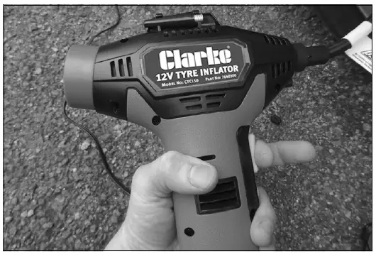 Clarke CTC150 12V Tyre Inflator 5